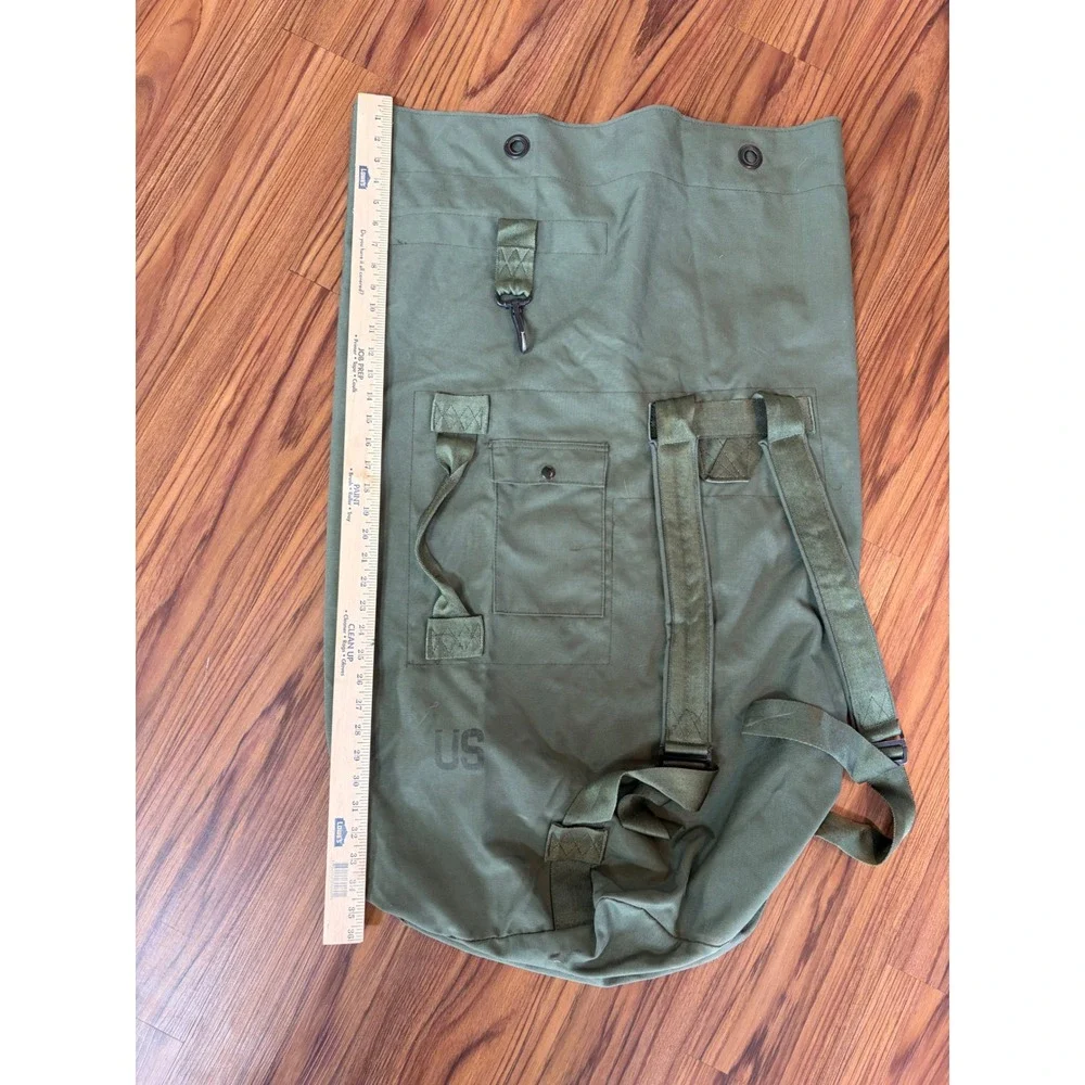 US Military Green Canvas Duffel Bag